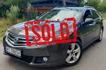 Honda Accord 2.2 Automat Premium  Skóry Xenon Navi Elektryczna Klapa !
